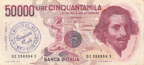 Italy 000 lire - italy, 50,000