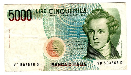 Italy italia billet - billet, 5000