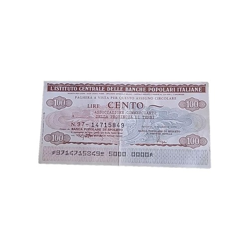 Misc italy 100 - lire, late