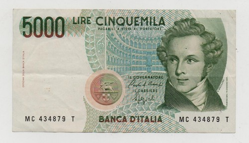 Italy 5000 lire 1985 pick - lire, 111c