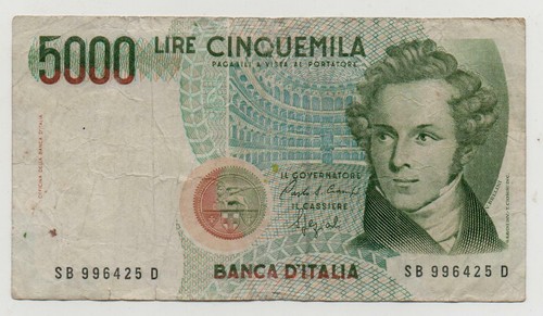 Italy 5000 lire 1985 - lire, 111