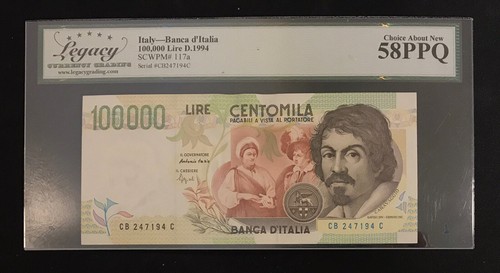 Italy 100000 lire 1994 - lire,,
