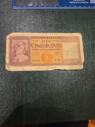 Italy 500 lire - italy-,