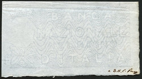 Lire foglio non stampato banca - non,