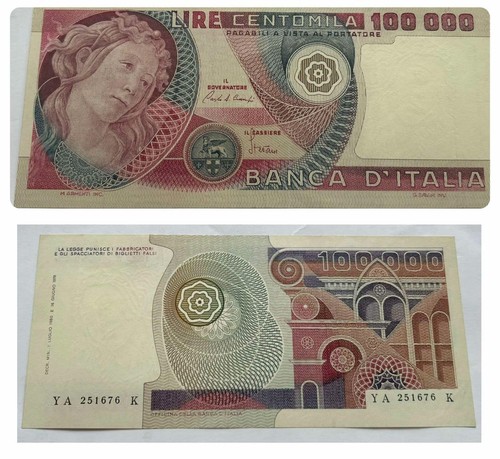 Italy 100000 100 000 - 100.000, lira