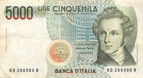 Italy 5000 lire - ,