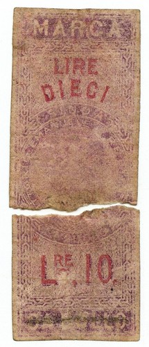 Lire falsificazione epoca - lire, d'epoca