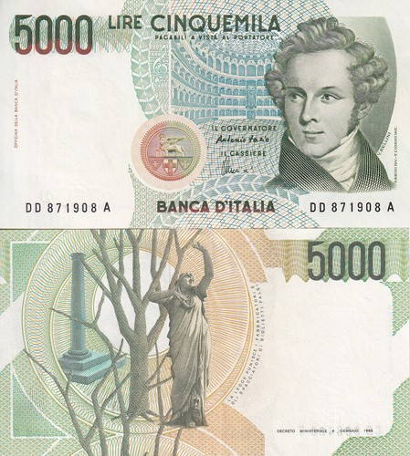 Italy 5000 lire 1985 111 - italy,